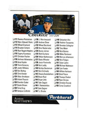 2018-19 Parkhurst #220 Auston Matthews